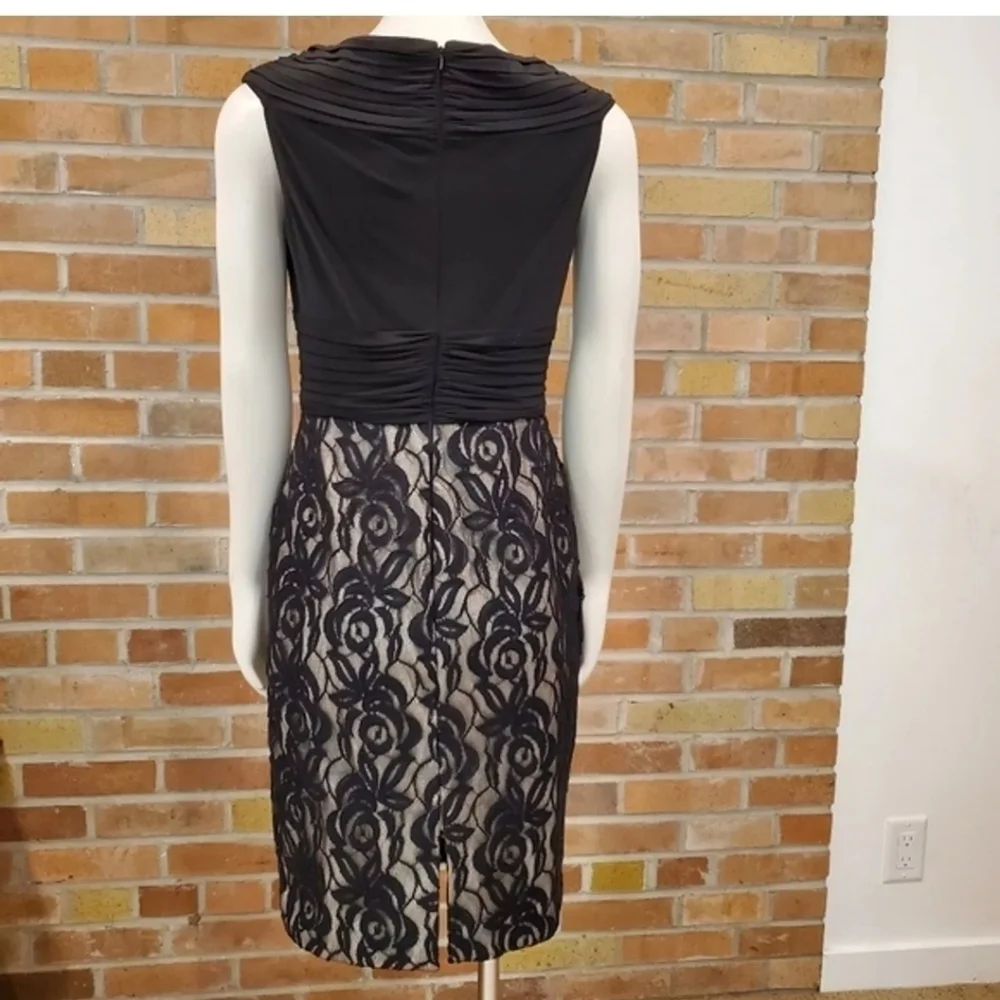 Adrianna Papell Black Lace Dress - Picture 3 of 8